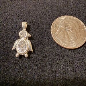 Silver Penguin Pendant